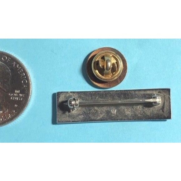 2 Blue ARC Pins -American Red Cross Long Bar Type Pin & Ten Year Pin - Picture 2 of 4